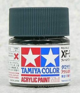TAMIYA 壓克力系水性漆 10ml 原野藍色 XF-